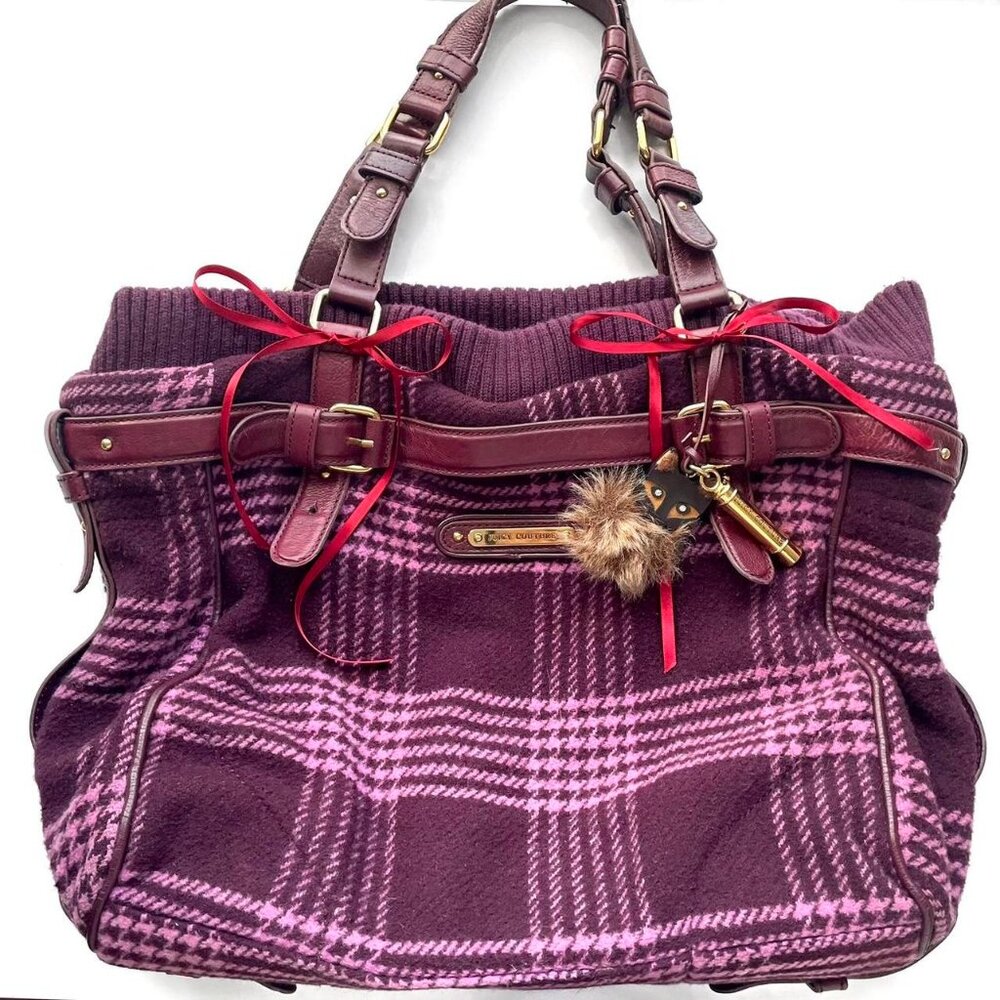 Sold Juicy Couture Purple Fabric Handbag